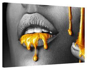 Dripping Gold Lips