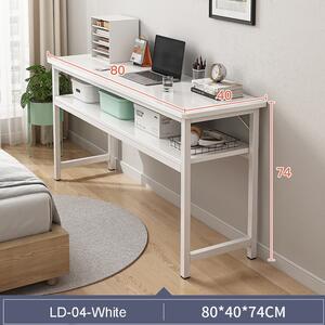 Birou, Masa PC office, BeComfort LD04-White, 80 x 40 x 74 cm