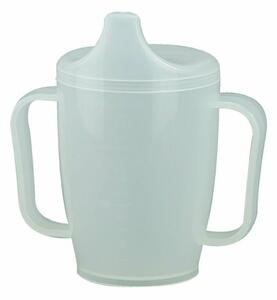 Cană cu două capace 250 ml, albă