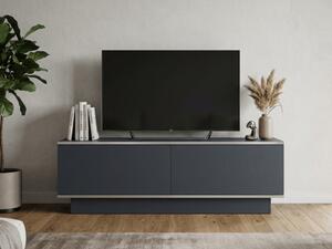 Dulap TV ALVIN 135 cm, antracit/stribra