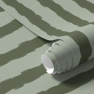 Tapet Pensule verticale de culoare verde închis pe un fundal deschis, Tapet unic, a01191v1 : Uwalls.ro