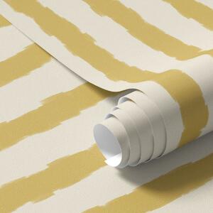 Tapet Pensule verticale galbene pe un fundal deschis, Tapet unic, a01191v4 : Uwalls.ro