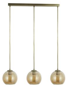 Searchlight 1623-3AM - Lustră pe cablu PENDANT 3xE27/40W/230V auriu