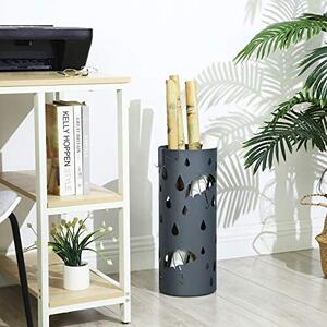Suport pentru umbrele, Songmics, Gri, 19.5x19.5x49 cm