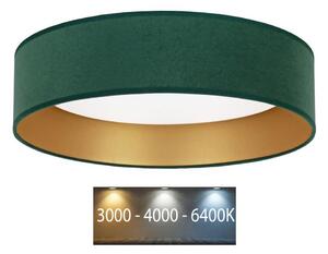 Plafonieră LED Brilagi VELVET LED/24W/230V 3000/4000/6400K verde/auriu