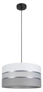 Lustră pe cablu CORAL 1xE27/60W/230V d. 40 cm albă/gri