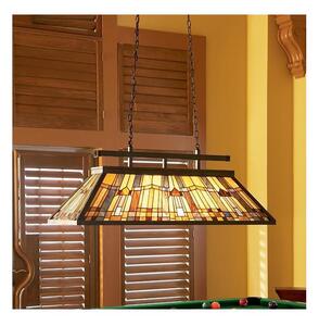 Elstead QZ-INGLENOOK-ISLE - Lustru Tiffany INGLENOOK suspendat pe lanț 3xE27/100W/230V