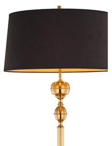 Lampadar BATUMI 1xE27/40W/230V neagră/alamă Jupiter 1955