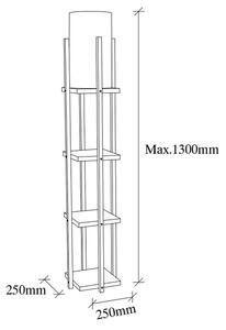Lampadar 1xE27/40W/230V alb