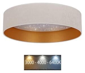 Plafonieră LED VELVET STAR LED/24W/230V d. 40 cm crem/bej Brilagi