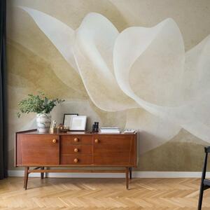 Tapet Petale abstracte în culori pastelate, cu straturi delicate și translucide, în stil acuarelă, Imagini de fundal unice, w05603 : Uwalls.ro