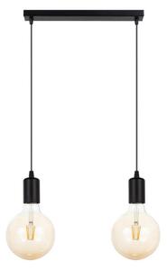 Lustră pe cablu MIROS 2xE27/60W/230V neagră