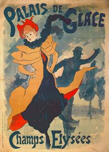 Jules Cheret - Artă imprimată Poster advertising the Palais de Glace on the Champs Elysees, (30 x 40 cm)