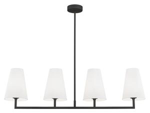 Lustră pe tijă SAFIANO 4xE27/15W/230V negru Argon 1831