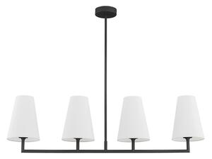 Lustră pe tijă SAFIANO 4xE27/15W/230V negru Argon 1831