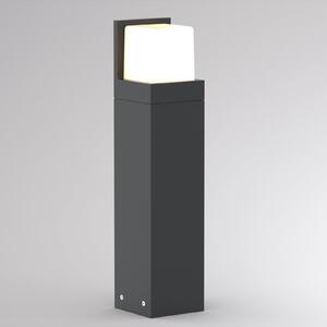 Molto Luce Bornă luminoasă LED FYNN-C, înălțime 45 cm, antracit, CCT IP65, pornit/oprit, Negru, Aluminiu, Modern, Piedestal pentru exterior