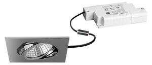 BRUMBERG Spot LED de încastrare Damita-S, dimabil prin telecomandă, crom, reglabil, Crom, Baie, Aluminiu, Luminile încastrate unghiulare