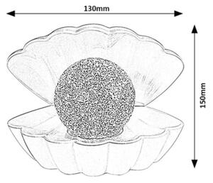 Rabalux 76030 - Lampă decorativă LED RGB SPARKLY LED/0,8W/3xAAA
