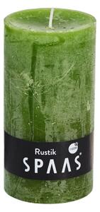 Lumanare stalp SPAAS RUSTIK 13 cm verde