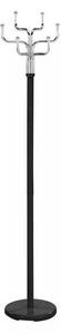 Cuier de podea Lorton, negru / crom