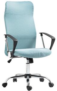 HOMCOM Scaun de Birou Ergonomic cu Înălțime Reglabilă și Spătar din Plasă, Verde | Aosom Romania