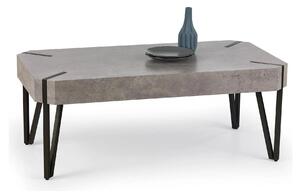 Masuta EMILY GREY, gri/negru, 110x60x42 cm
