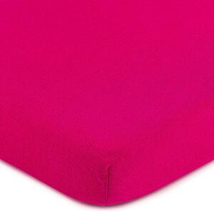 Cearşaf 4Home jersey, roz, 140 x 200 cm