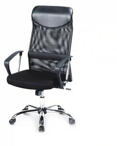 Scaun de birou VIRE, negru, stofa mesh/metal, 61x63x110/120 cm