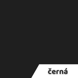 Masă plianta 160 x 80 cm, picioare negre, negru
