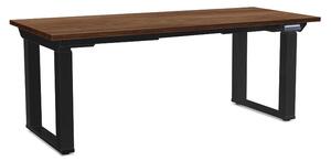 Masă înălțime reglabilă OfficeTech Strong 180 x 80 cm, picioare negre, stejar silverjack