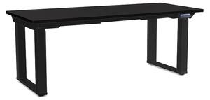Masă înălțime reglabilă OfficeTech Strong 180 x 80 cm, picioare negre, negru