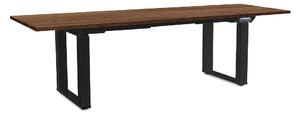 Masă înălțime reglabilă OfficeTech Strong 240 x 80 cm, picioare negre, stejar silverjack