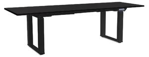 Masă înălțime reglabilă OfficeTech Strong 240 x 80 cm, picioare negre, negru