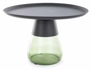 Măsuță de cafea Carini B, negru / verde