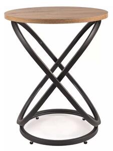 Măsuță de cafea Eos IV, stejar artisan / negru