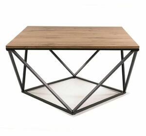 Măsuță de cafea Silver A IV, stejar artisan / negru
