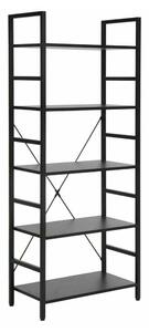 Raft Minto, 5 rafturi, negru