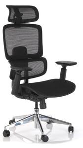 Scaun de birou Lustro, negru