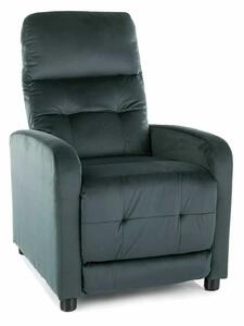 Scaun reclinabil Lennox Velvet, verde