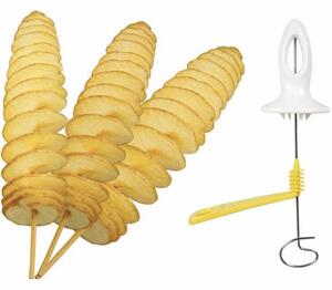 Dispozitiv Pufo pentru taiat, spiralat sau modelat cartofi, 23 cm