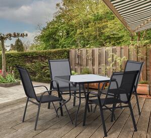 Set de mobilier de grădină elegant în gri