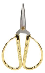 Foarfeca practica Pufo cu maner mare si confortabil pentru croitorie, broderie, birou sau gradina, otel, varf ascutit, 17 cm