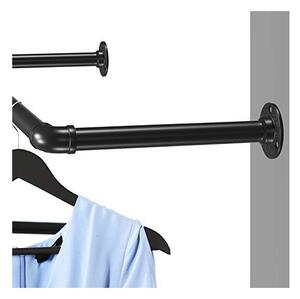 Suport pentru umerase, Songmics, Negru, HSR67BK, 92 x 30 x 7.5 cm