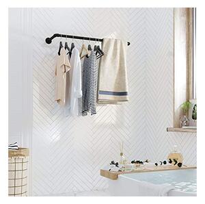 Suport pentru umerase, Songmics, Negru, HSR67BK, 92 x 30 x 7.5 cm