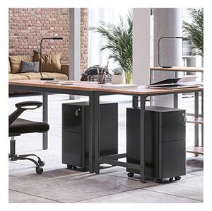 Dulap mobil cu incuietoare, Songmics, Negru, OFC030B01, 30 x 46 x 59 cm