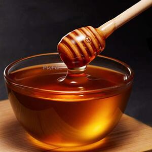 Lingura din lemn Pufo Honey pentru colectare miere, 15 cm, maro