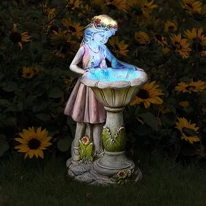 Decoratiune gradina solara, Sculptura Fata cu fantana