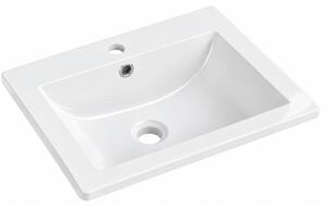 Mexen Lora chiuvetă încastrată în blat 53 x 46 cm, albă - 25365300