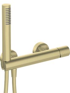 Deante Silia, baterie de dus cu set de dus, auriu lucios, BHS_R41M
