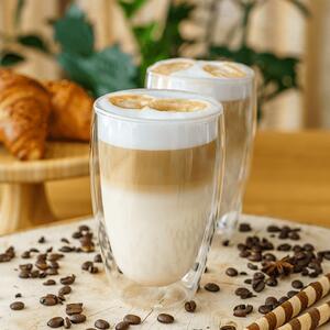 KONDELA Pahar pentru caffé latte, 2 buc., 450 ml, HOTCOOL TYP 2